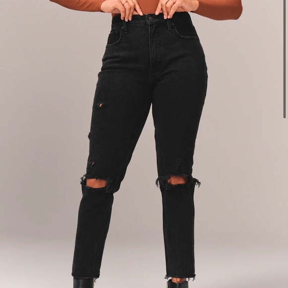 Abercrombie & Fitch Denim - Abercrombie and Fitch curve love black skinny jean